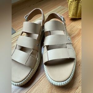 Tan SOREL Strappy Sandals
